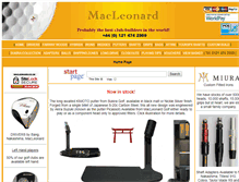 Tablet Screenshot of macleonard.co.uk